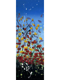 Claude Conte, Symphonie de fleurs, peinture - Galerie de vente et d’achat d’art contemporain en ligne Artalistic