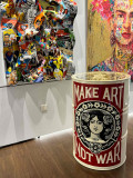 Guillaume Anthony, Baril tribute to Obey, sculpture - Galerie de vente et d’achat d’art contemporain en ligne Artalistic