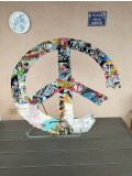 Lascaz, Peace Art, peinture - Galerie de vente et d’achat d’art contemporain en ligne Artalistic