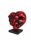 VL, Heart skull, sculpture - Galerie de vente et d’achat d’art contemporain en ligne Artalistic