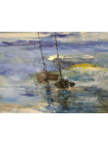Marie-Line Robert, Duo des mers, peinture - Galerie de vente et d’achat d’art contemporain en ligne Artalistic