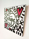 Mr Hope, Heart love, peinture - Galerie de vente et d’achat d’art contemporain en ligne Artalistic