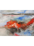Marie-Line Robert, Roches rouges, peinture - Galerie de vente et d’achat d’art contemporain en ligne Artalistic