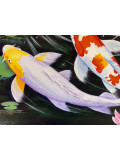 Françoise Augustine, Jardin d'eau, peinture - Galerie de vente et d’achat d’art contemporain en ligne Artalistic