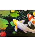Françoise Augustine, Jardin d'eau, peinture - Galerie de vente et d’achat d’art contemporain en ligne Artalistic
