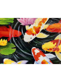Françoise Augustine, Jardin d'eau, peinture - Galerie de vente et d’achat d’art contemporain en ligne Artalistic