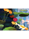 Françoise Augustine, Jardin d'hiver, peinture - Galerie de vente et d’achat d’art contemporain en ligne Artalistic