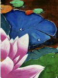 Françoise Augustine, Lis d'eau, peinture - Galerie de vente et d’achat d’art contemporain en ligne Artalistic