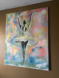 Jayfray, Color dance, peinture - Galerie de vente et d’achat d’art contemporain en ligne Artalistic