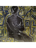 François Farcy, Le labyrinthe de la vie, peinture - Galerie de vente et d’achat d’art contemporain en ligne Artalistic