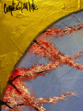Pauline Cornée, View of cherry trees, peinture - Galerie de vente et d’achat d’art contemporain en ligne Artalistic