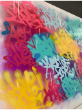Pablito Mourer, Snowy lettering, peinture - Galerie de vente et d’achat d’art contemporain en ligne Artalistic