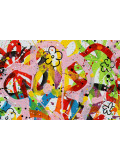 Isabelle Pelletane, Pop flowers 2, peinture - Galerie de vente et d’achat d’art contemporain en ligne Artalistic