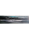 Lydie Massou, La nuit et l'océan, peinture - Galerie de vente et d’achat d’art contemporain en ligne Artalistic