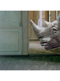 Mr Strange, Salvador et le Rhinocéros, peinture - Galerie de vente et d’achat d’art contemporain en ligne Artalistic