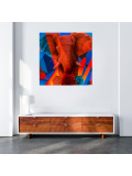 Yannick Aaron, Elephant, peinture - Galerie de vente et d’achat d’art contemporain en ligne Artalistic