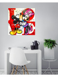 Patrick Cornée, Mickey and Minnie, forever love, peinture - Galerie de vente et d’achat d’art contemporain en ligne Artalistic