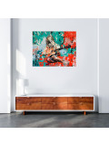 Lucie Lith, La guitariste, peinture - Galerie de vente et d’achat d’art contemporain en ligne Artalistic