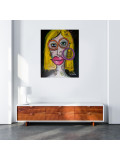 Gagart, autoportrait, peinture - Galerie de vente et d’achat d’art contemporain en ligne Artalistic