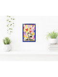 B.Lyne, Snoopy rêve d'amour, peinture - Galerie de vente et d’achat d’art contemporain en ligne Artalistic