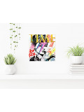 Patrick Cornée, Double Audrey Hepburn, peinture - Galerie de vente et d’achat d’art contemporain en ligne Artalistic