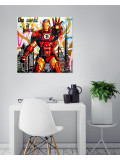 Patrick Cornée, Iron Man in Dubai, peinture - Galerie de vente et d’achat d’art contemporain en ligne Artalistic