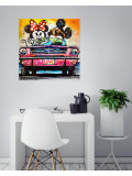 Patrick Cornée, Mickey and Minnie on holiday, peinture - Galerie de vente et d’achat d’art contemporain en ligne Artalistic