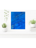 Milla Laborde, Bleu lumière, peinture - Galerie de vente et d’achat d’art contemporain en ligne Artalistic