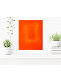 Nicolas Vasse, Orange 1, peinture - Galerie de vente et d’achat d’art contemporain en ligne Artalistic