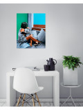Jean-Jacques Venturini, La liseuse 3, peinture - Galerie de vente et d’achat d’art contemporain en ligne Artalistic