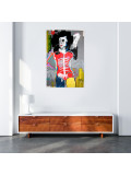 Cieu, bustier rouge, peinture - Galerie de vente et d’achat d’art contemporain en ligne Artalistic
