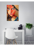 Gil Lachapelle, Angéline, peinture - Galerie de vente et d’achat d’art contemporain en ligne Artalistic