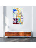 Stéphanie Caillet, Le temps d'un week-end, peinture - Galerie de vente et d’achat d’art contemporain en ligne Artalistic