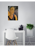 Sela, Autoportrait, peinture - Galerie de vente et d’achat d’art contemporain en ligne Artalistic