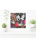 Art'Mony, Mickey et Minnie in love, peinture - Galerie de vente et d’achat d’art contemporain en ligne Artalistic