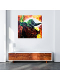 Comize, Sabre laser de Jedi Yoda, peinture - Galerie de vente et d’achat d’art contemporain en ligne Artalistic