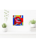 Julie Galiay, Mondrian désir, peinture - Galerie de vente et d’achat d’art contemporain en ligne Artalistic