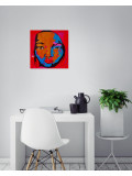 Franck Lobbé, Le rouge et le bleu, peinture - Galerie de vente et d’achat d’art contemporain en ligne Artalistic
