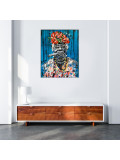 Casto Albarracin, Cubano azul, peinture - Galerie de vente et d’achat d’art contemporain en ligne Artalistic