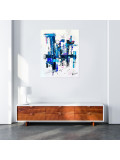 Mimine, Exaltation bleue, peinture - Galerie de vente et d’achat d’art contemporain en ligne Artalistic
