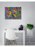 Tissa, Coloured yarns, peinture - Galerie de vente et d’achat d’art contemporain en ligne Artalistic