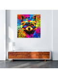 Vincent BARDOU, Raccoon style, peinture - Galerie de vente et d’achat d’art contemporain en ligne Artalistic