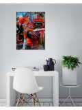 LAKO, Moulin rouge, Peinture - Galerie de vente et d’achat d’art contemporain en ligne Artalistic