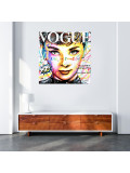 Patrick Cornée, Audrey Hepburn, peinture - Galerie de vente et d’achat d’art contemporain en ligne Artalistic