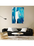 Gezia Rekiz, sea blue, peinture - Galerie de vente et d’achat d’art contemporain en ligne Artalistic