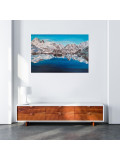Patrick Pradier, Le lac blanc, peinture - Galerie de vente et d’achat d’art contemporain en ligne Artalistic