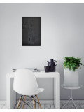 Bridg', All black, peinture - Galerie de vente et d’achat d’art contemporain en ligne Artalistic