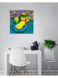 Jean-Louis Bouzou, Nature morte aux citrons, photo - Galerie de vente et d’achat d’art contemporain en ligne Artalistic