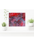 Annemarie Laffont, organic red, peinture - Galerie de vente et d’achat d’art contemporain en ligne Artalistic