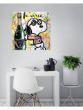 Patrick Cornée, Snoopy est une rock star, peinture - Galerie de vente et d’achat d’art contemporain en ligne Artalistic